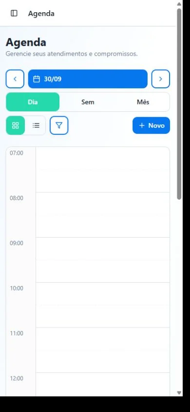 Agenda do OdontoPrice em tela de celular