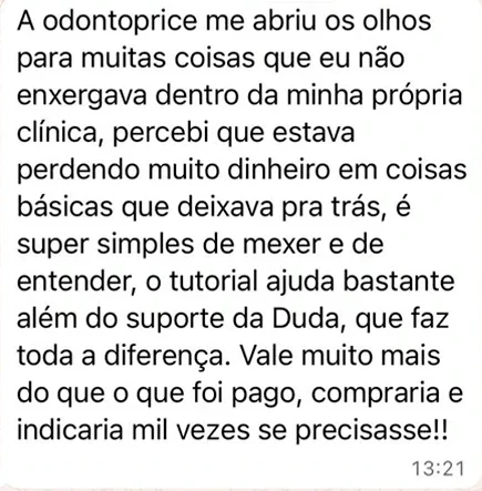 Print real do relato de Lívia Z.